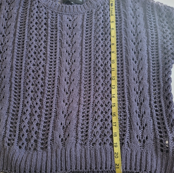 Kendall + Kylie Open Weave Sweater. - Picture 3 of 6